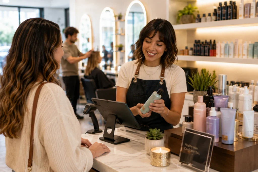 Connecting the Chair to the Retail Counter