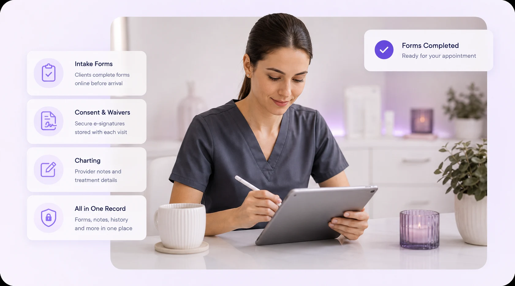 Forms & Charting Replaces Paper Intake Sheets