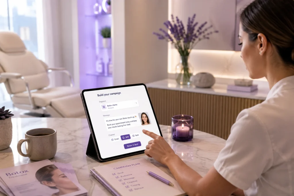 How to Set Up a Campaign in PandaCue software for your salon marketing purpose