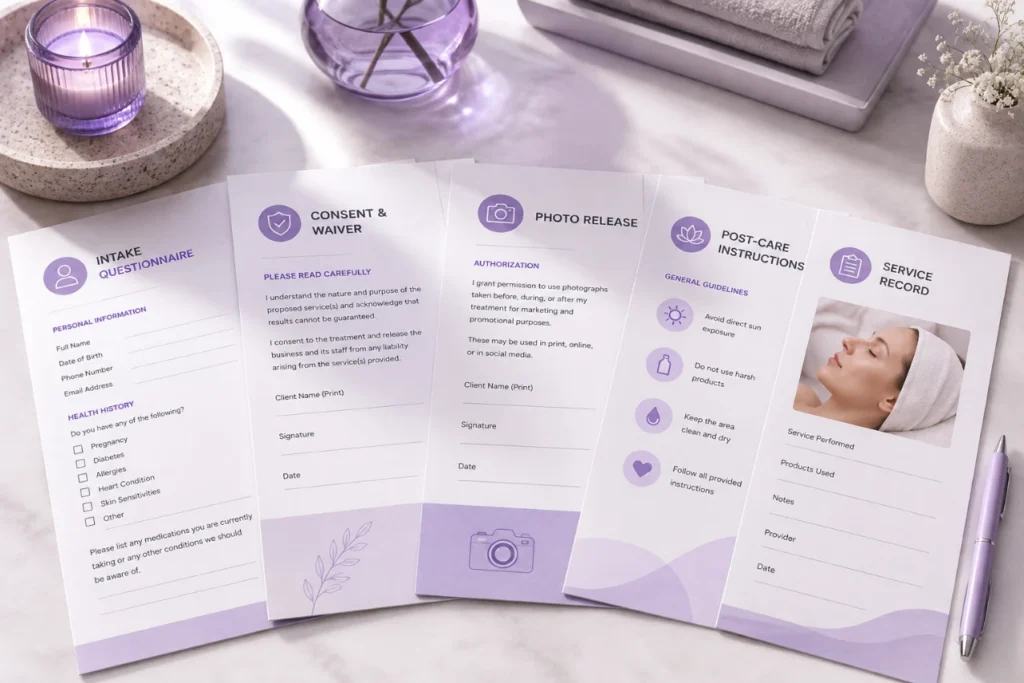 What Counts as a "Form" in a Salon or Spa Setting?