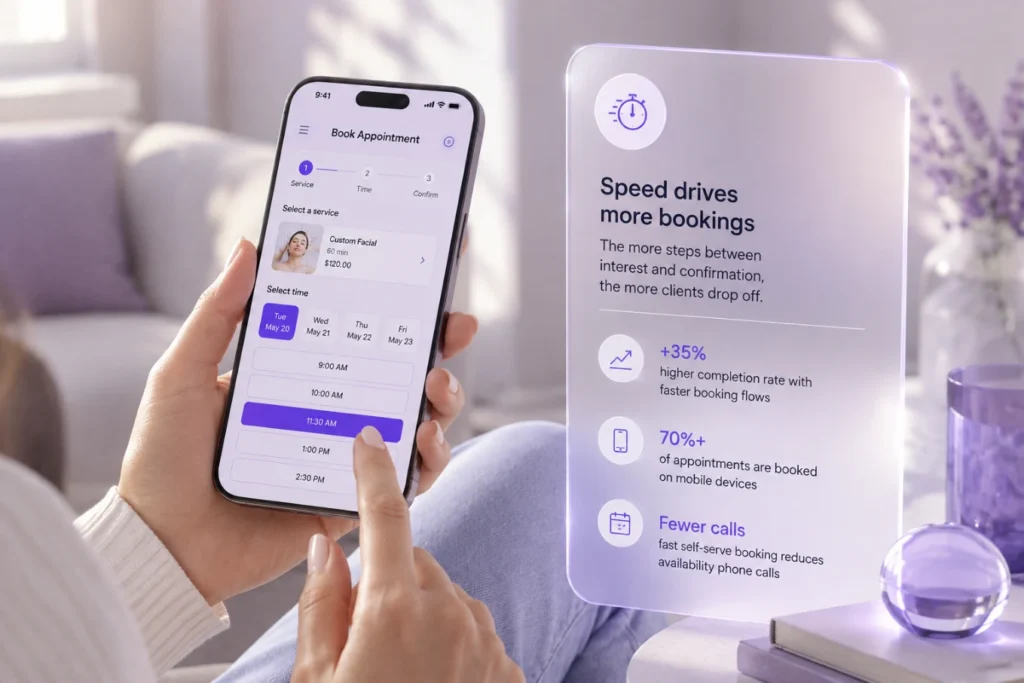 Why Booking Speed Actually Matters for salon businesses